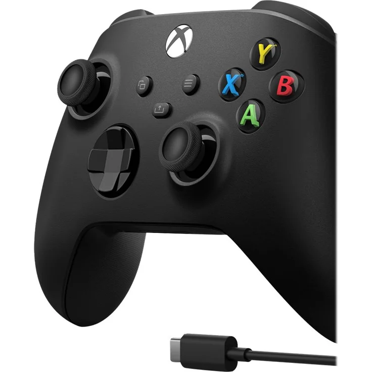 Microsoft Xbox Controller + USB-C Cable Schwarz (1V8-00002) (PC) – Bild 4