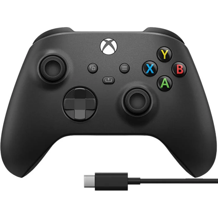 Microsoft Xbox Controller + USB-C Cable Schwarz (1V8-00002) (PC) – Bild 8