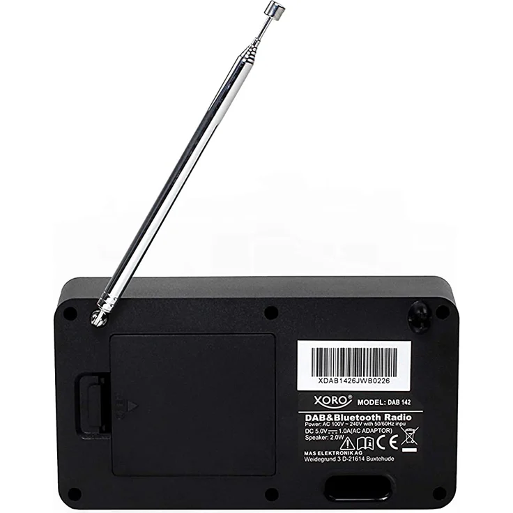 Xoro DAB 142, DAB+, FM, Weckfunktion, 2.4'' TFT, Bluetooth – Bild 5