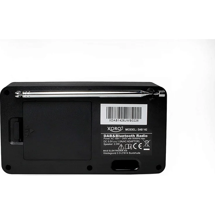 Xoro DAB 142, DAB+, FM, Weckfunktion, 2.4'' TFT, Bluetooth – Bild 2