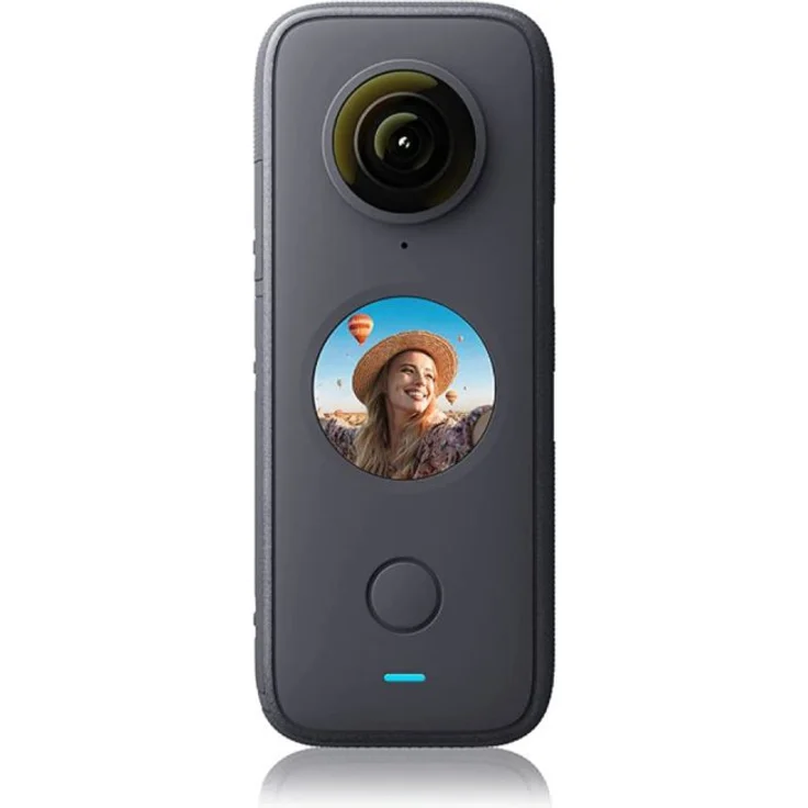Insta360 ONE X2 Action-Kamera (18 MP, 5K Video, LCD-Display) mit 360° Aufnahmefunktion, schwarz – Bild 3