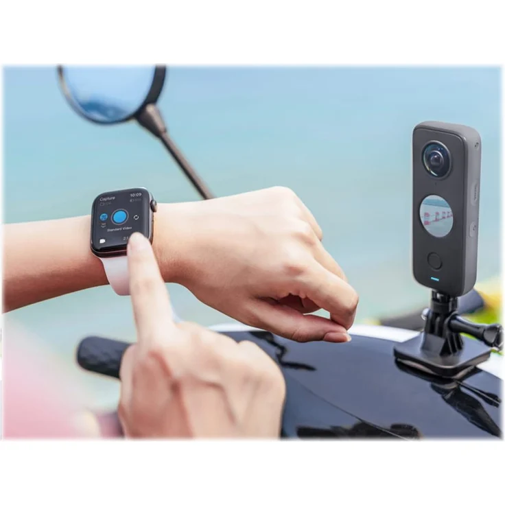 Insta360 ONE X2 Action-Kamera (18 MP, 5K Video, LCD-Display) mit 360° Aufnahmefunktion, schwarz – Bild 9