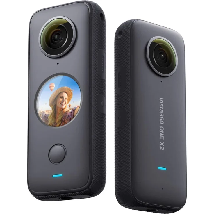 Insta360 ONE X2 Action-Kamera (18 MP, 5K Video, LCD-Display) mit 360° Aufnahmefunktion, schwarz – Bild 4