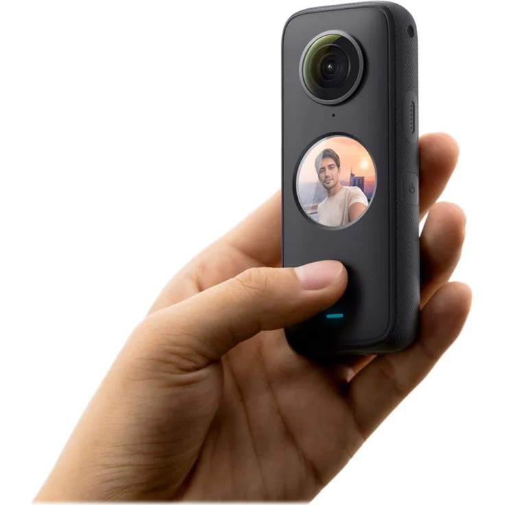 Insta360 ONE X2 Action-Kamera (18 MP, 5K Video, LCD-Display) mit 360° Aufnahmefunktion, schwarz – Bild 5