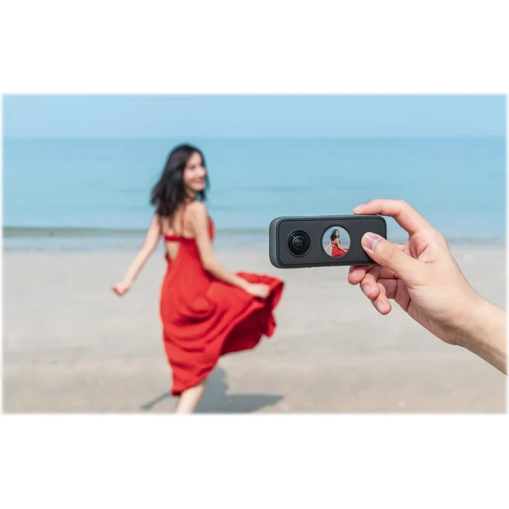 Insta360 ONE X2 Action-Kamera (18 MP, 5K Video, LCD-Display) mit 360° Aufnahmefunktion, schwarz – Bild 6