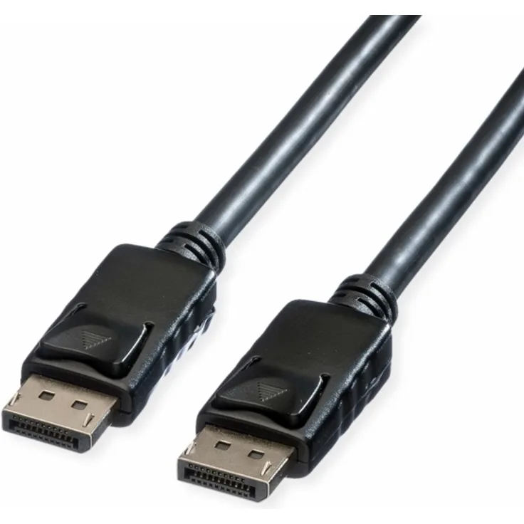 ROLINE DisplayPort Kabel, DP-DP, v1.2, ST - ST, TPE, schwarz, 7,5 m (11.04.5985)