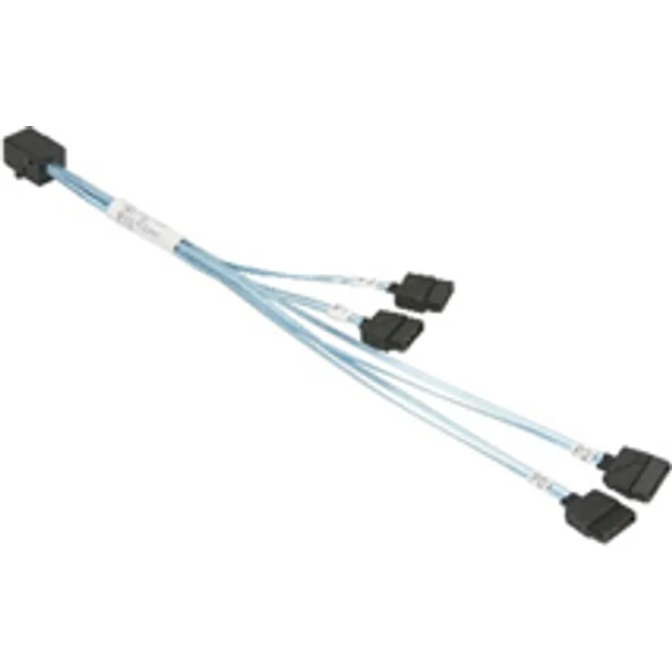 Supermicro CBL-SAST-0703 - SATA- / SAS-Kabel - 4x Mini SAS HD (SFF-8643) (M) bis SATA (W) - 23/13/23/13 cm