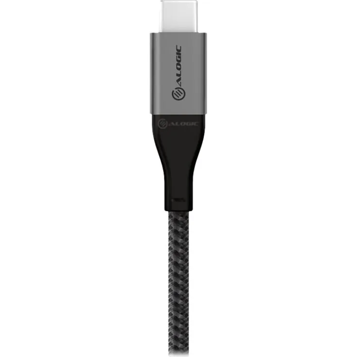 Alogic USB Kabel USB-C to USB-C 5A-480Mbps 1.5m grau (ULCC21.5-SGR)