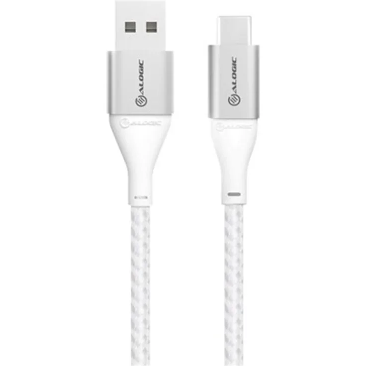 Alogic USB Kabel USB 2.0 to USB-A 3A-480Mbps 1.5m silber (ULCA2030-SLV)