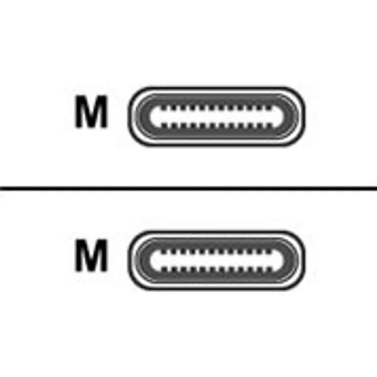 HUDDLY USB 3 Type C to C Cable 0.6m (7090043790337)