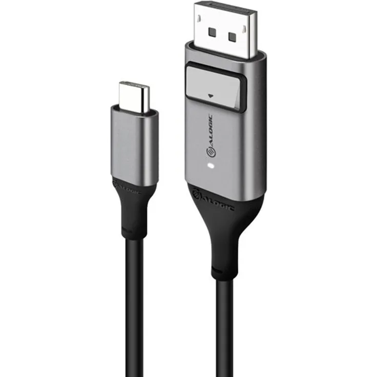 Alogic USB Kabel USB-C to DPort M-M 2m 4K 60Hz grau (ULCDP02-SGR)