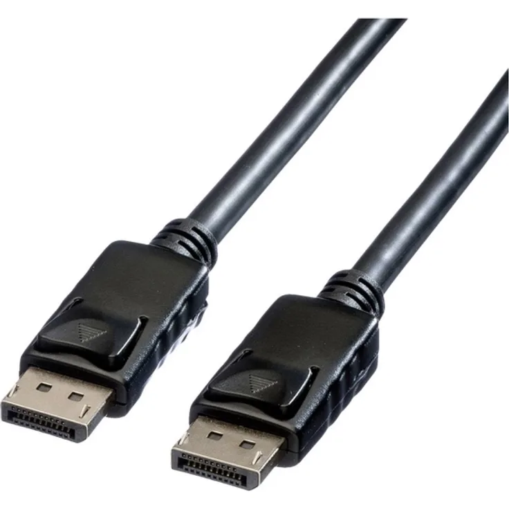 ROLINE DisplayPort Kabel, DP-DP, v1.2, ST - ST, TPE, schwarz, 10 m (11.04.5986)