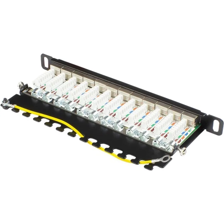 GC N0133 - Patchpanel 25,40cm (10'') 12 Port Cat. 6a 0.5 HE - Patch-Panel (GC-N0133)