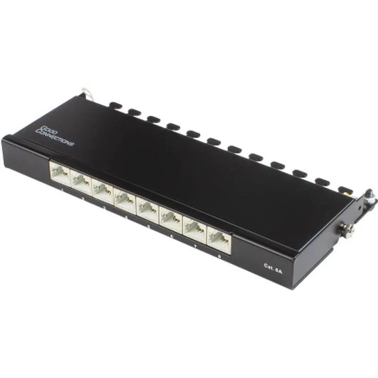 GC N0118 - Patchpanel 8-Port Cat.6a 0.5 HE - Patch-Panel (GC-N0118)