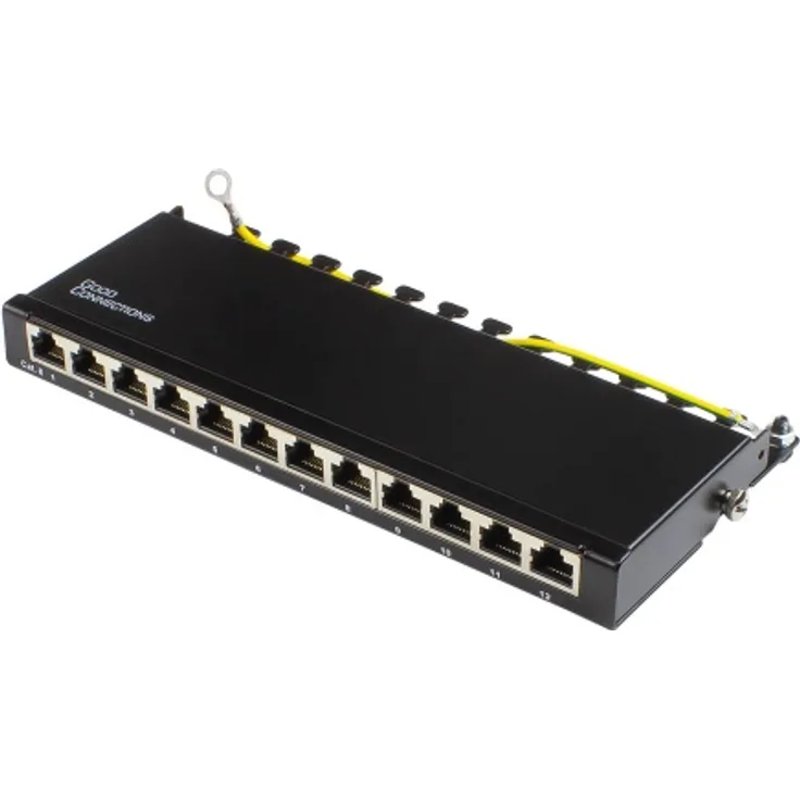 GC N0115 - Patchpanel 12-Port Cat.6 0.5 HE - Patch-Panel (GC-N0115)