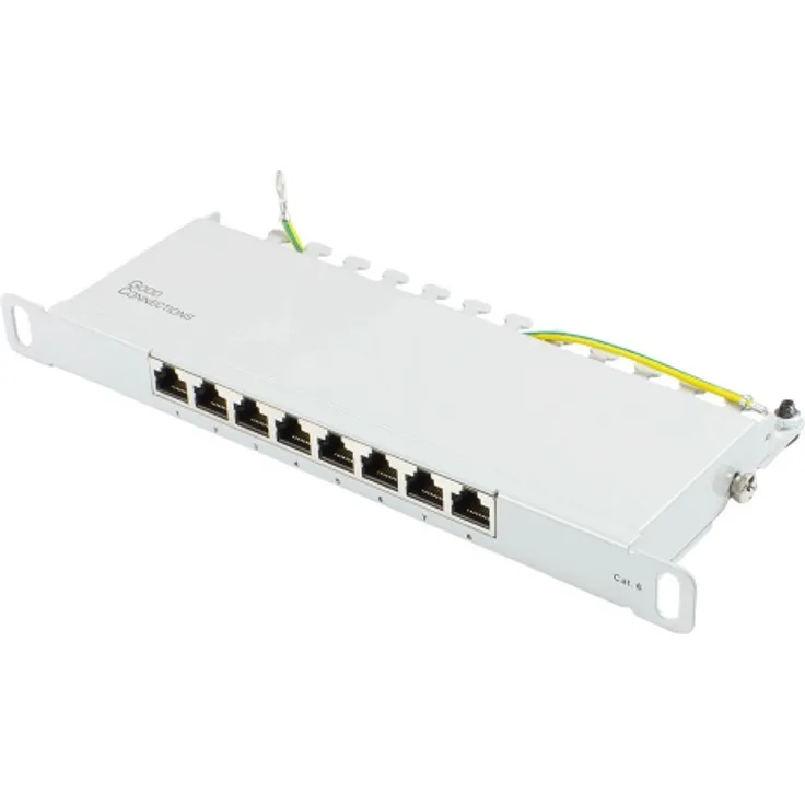 GC N0123 - Patchpanel 25,40cm (10'') 8-Port Cat.6 0.5 HE - Patch-Panel (GC-N0123)