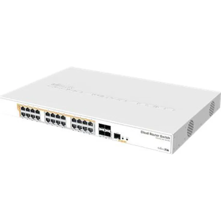 Mikrotik CRS328-24P-4S+RM Netzwerk-Switch Managed L2-L3 Gigabit Ethernet (10-100-1000) Weiß 1U Power