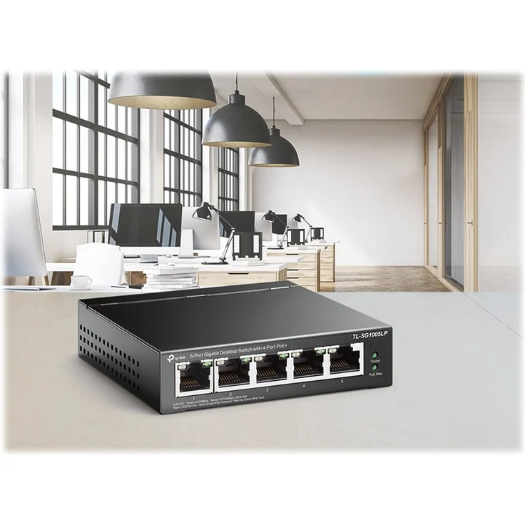 TP-Link TL-SG1005PE 5-Port Gigabit (4x PoE+) L2 Smart Switch – Bild 6