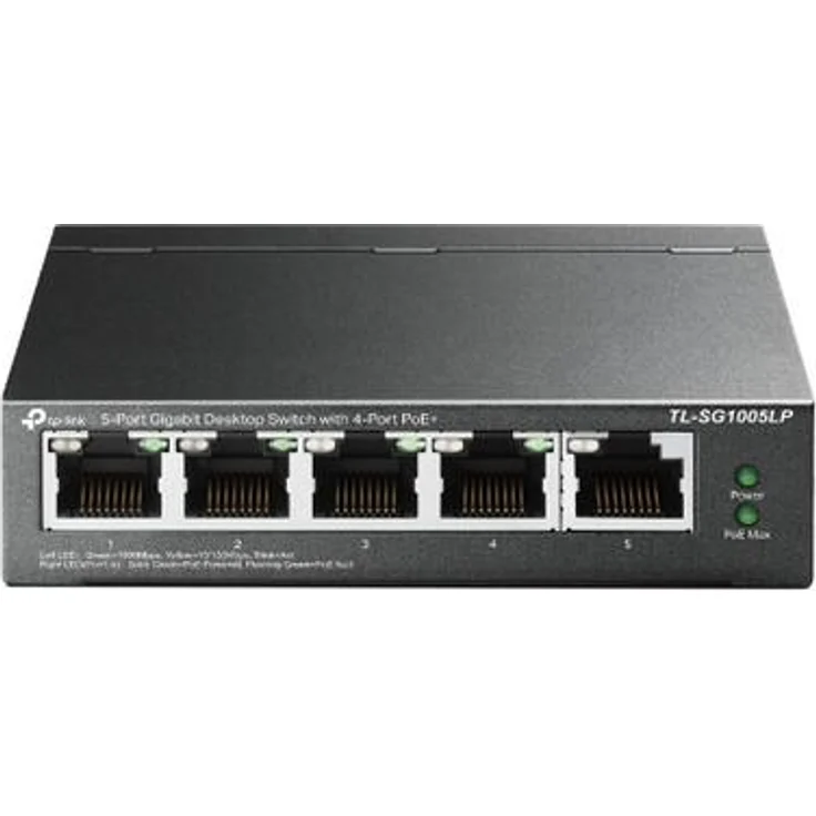 TP-Link TL-SG1005PE 5-Port Gigabit (4x PoE+) L2 Smart Switch – Bild 2