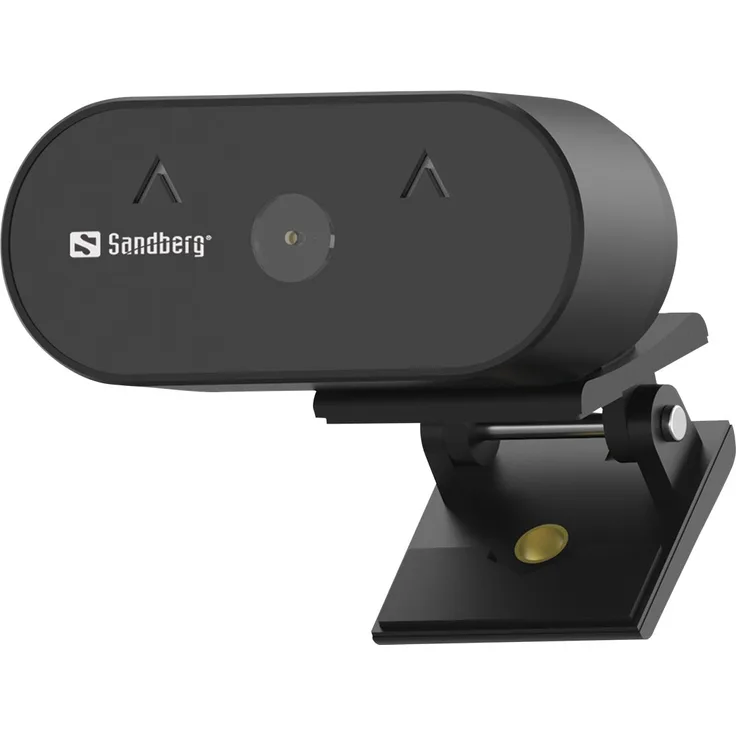 Sandberg USB Webcam Wide Angle 1080P HD - Web-Kamera - Farbe - 2 MP - 1920 x 1080 - 1080p - Audio - USB2.0 (134-10)