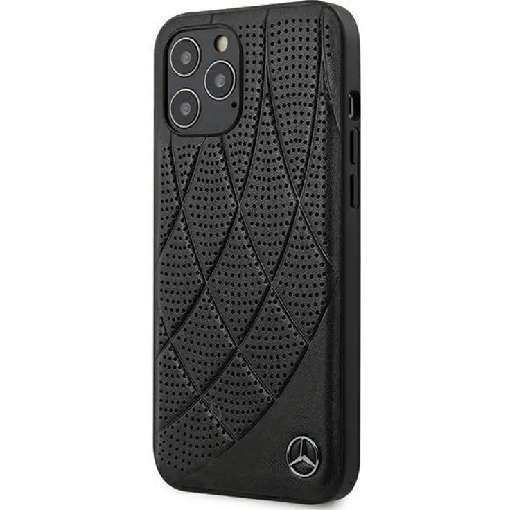 Mercedes Benz Bow Line Hard Case Cover Hülle für Apple iPhone 12 mini (5.4) - Schwarz