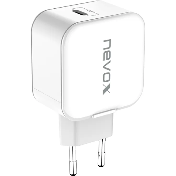 nevox USB PD Type C Ladegerät (Power Adapter) 20 Watt weiß