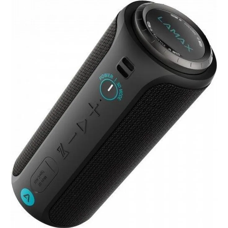 Lamax Sounder2 Bluetooth-Lautsprecher (bietet 360° Musik) schwarz, blau