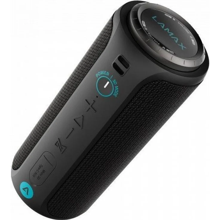 Lamax Sounder2 Bluetooth-Lautsprecher (bietet 360° Musik) schwarz, blau