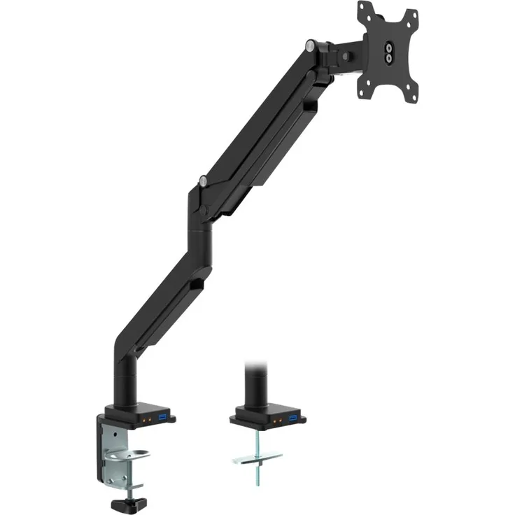 InLine Tischhalterung mit Lifter und USB-Audio, beweglich, für Monitore bis 82cm (32''), max. 9kg (23158B)