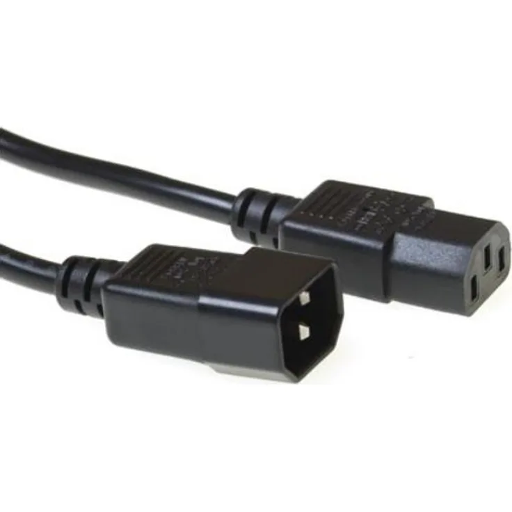 Advanced Cable Technology C13 - C14 - 10.0m 10m C13-Koppler C14-Koppler Schwarz Stromkabel (AK5122)