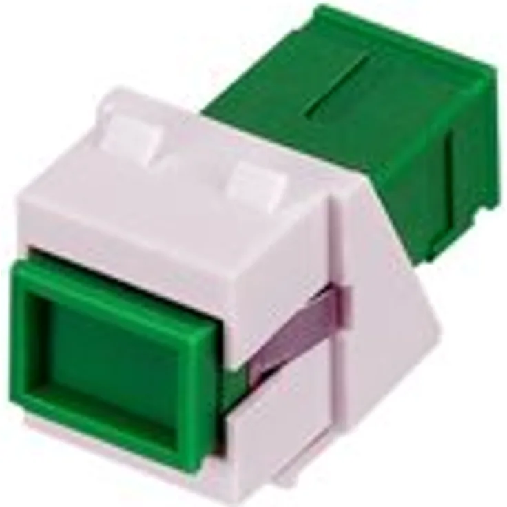 Rutenbeck SC-Keystone Modul SM, OS2 APC KMK-SC OS2 APC gn rw, 228080900