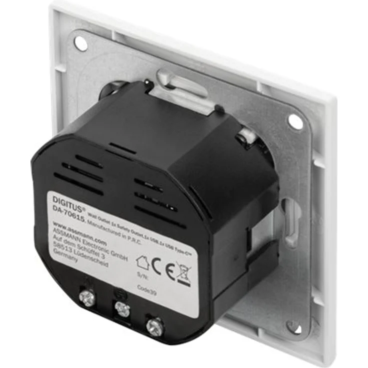 DIGITUS Sicherheits-Steckdose 2 USB Ports UP – Bild 8