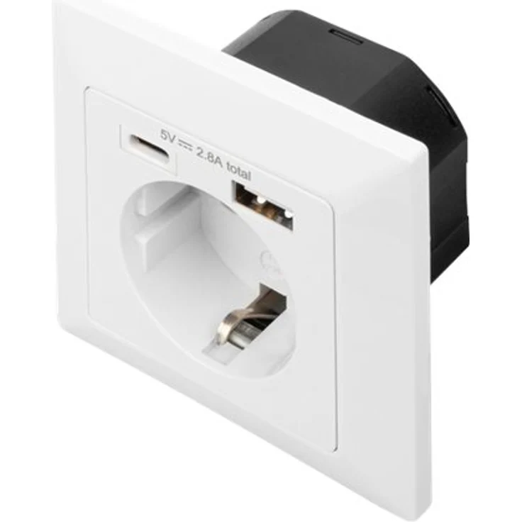 DIGITUS Sicherheits-Steckdose 2 USB Ports UP – Bild 7
