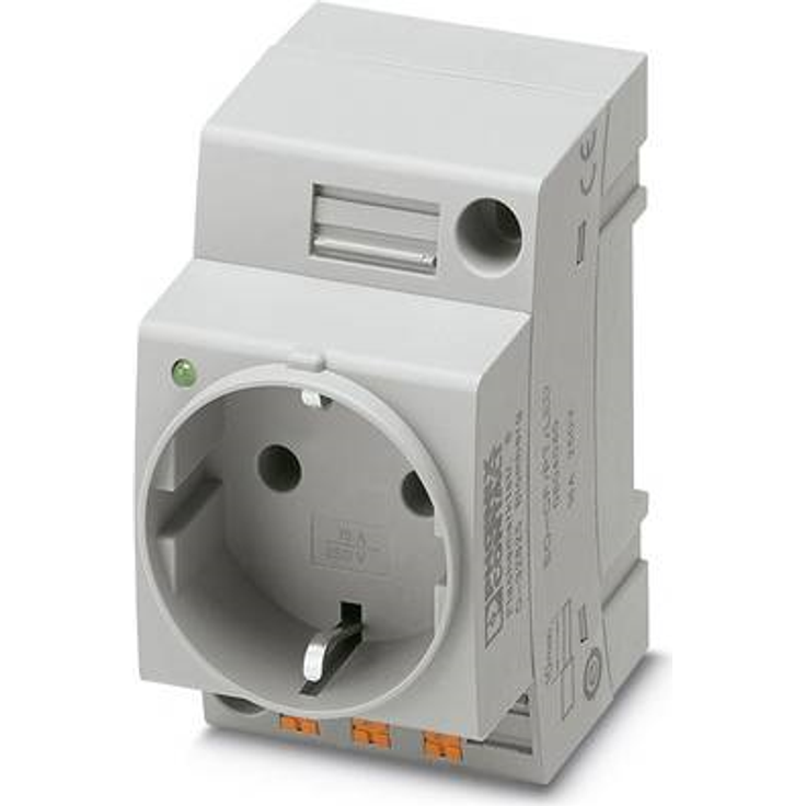 Phoenix Contact Schaltschrank-Steckdose EO-CF-PT-LED Grau 1 St. (804040)