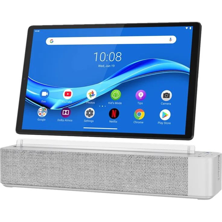 Lenovo Smart Tab M10 Plus Full-HD-Auflösung 10,3 Zoll, LTE-Tablet, Octa-Core, 2 GB RAM, 32 GB Speicher, Android, Platinum Grey (ZA6N0011DE) – Bild 3