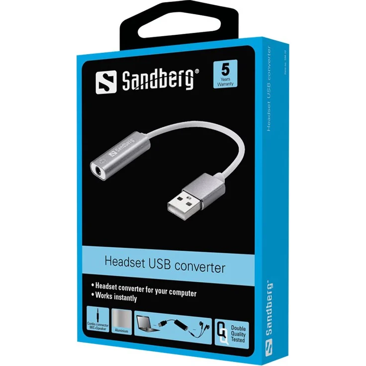 Sandberg Headset USB converter (134-13) – Bild 2
