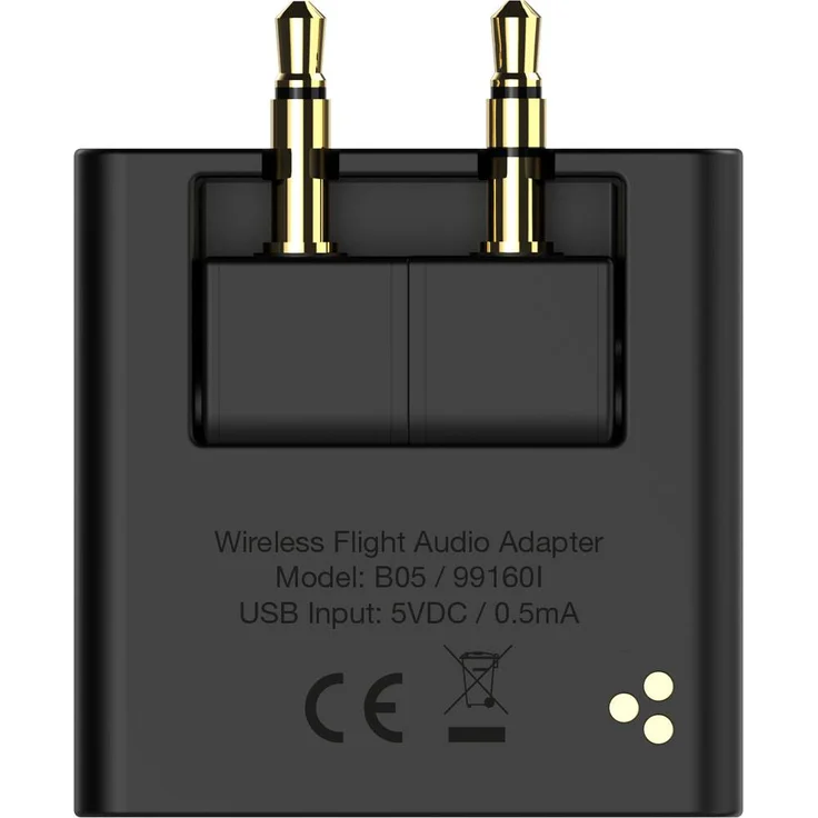 InLine Flugzeug Bluetooth Audio Transmitter Sender BT 5.0 aptX HD-LL Flight Adapter mit Ladecase - Preisvergleich – Bild 5