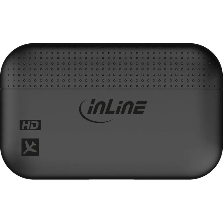 InLine Flugzeug Bluetooth Audio Transmitter Sender BT 5.0 aptX HD-LL Flight Adapter mit Ladecase - Preisvergleich – Bild 3