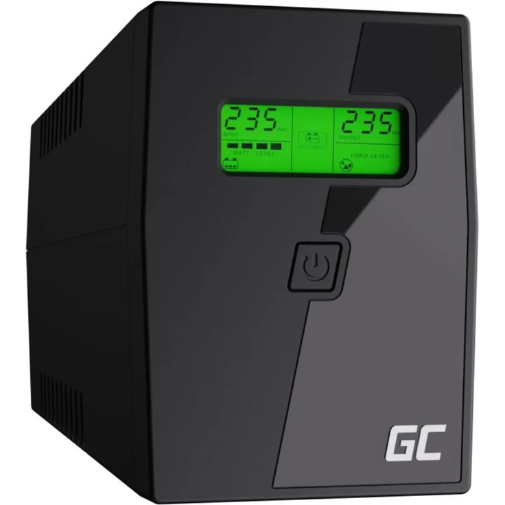 GREEN LL UPS-USV (800VA-480W, 2x Schuko, AVR, LCD) – Bild 3