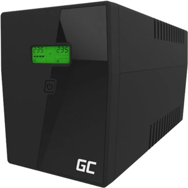 GREEN LL UPS-USV (800VA-480W, 2x Schuko, AVR, LCD) – Bild 2