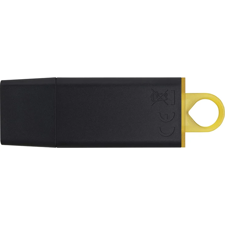 Kingston DTX/128GB USB-Stick 3.2 Gen 1 DataTraveler Exodia - mit Schutzkappe und Schlüsselring, Schwarz/Gelb – Bild 4
