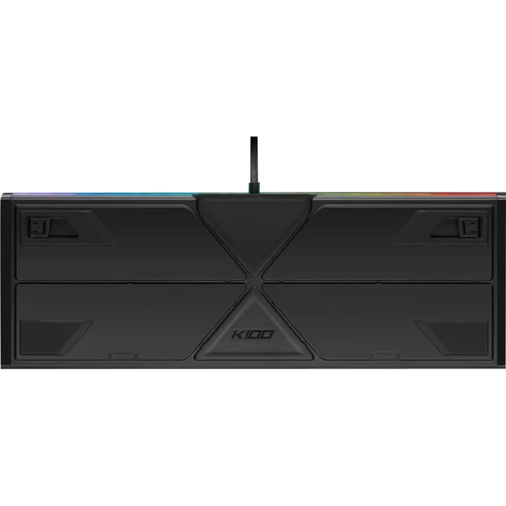 CORSAIR Gaming K100 RGB - Tastatur - Hintergrundbeleuchtung - USB - Deutsch QWERTZ - CORSAIR OPX RGB - Aluminium schwarz eloxiert (gebürstet) (CH-912A01A-DE) – Bild 7