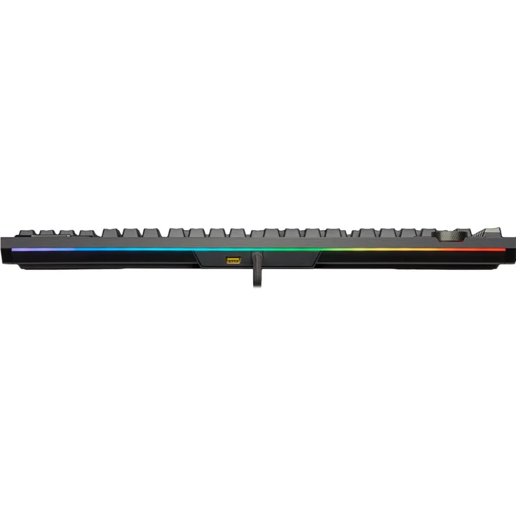 CORSAIR Gaming K100 RGB - Tastatur - Hintergrundbeleuchtung - USB - Deutsch QWERTZ - Cherry MX Speed RGB Silberschalter - Aluminium schwarz eloxiert (gebürstet) (CH-912A014-DE) – Bild 7