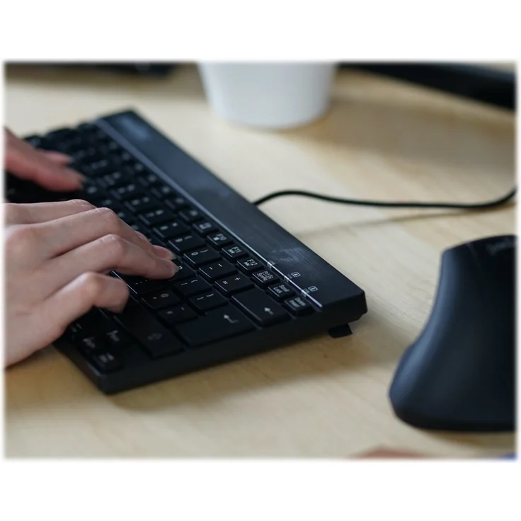 Perixx PERIBOARD-426 - Tastatur - USB - Schwarz (PERIBOARD-426) Deutsches Tastaturlayout QWERTZ – Bild 3