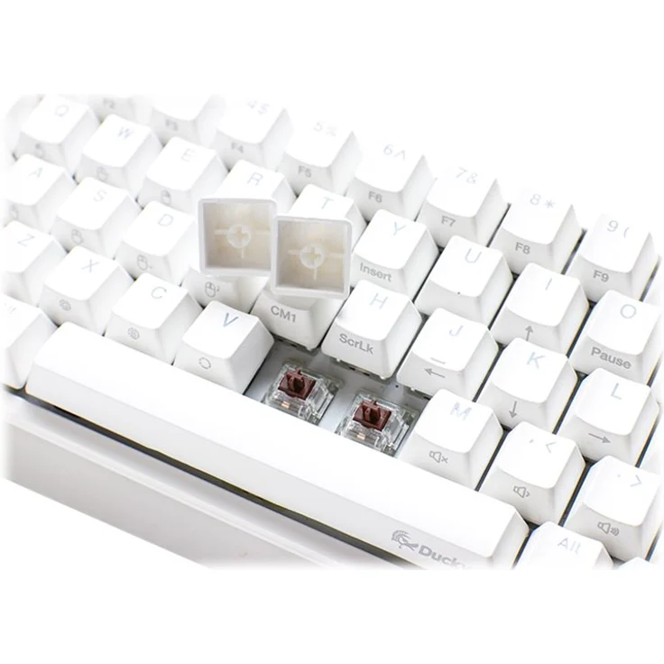 Ducky One 2 SF - Tastatur - backlit - USB-C - Deutsch QWERTZ - CHERRY MX Black - weiß (DKON1967ST-ADEPDWWT1) – Bild 4