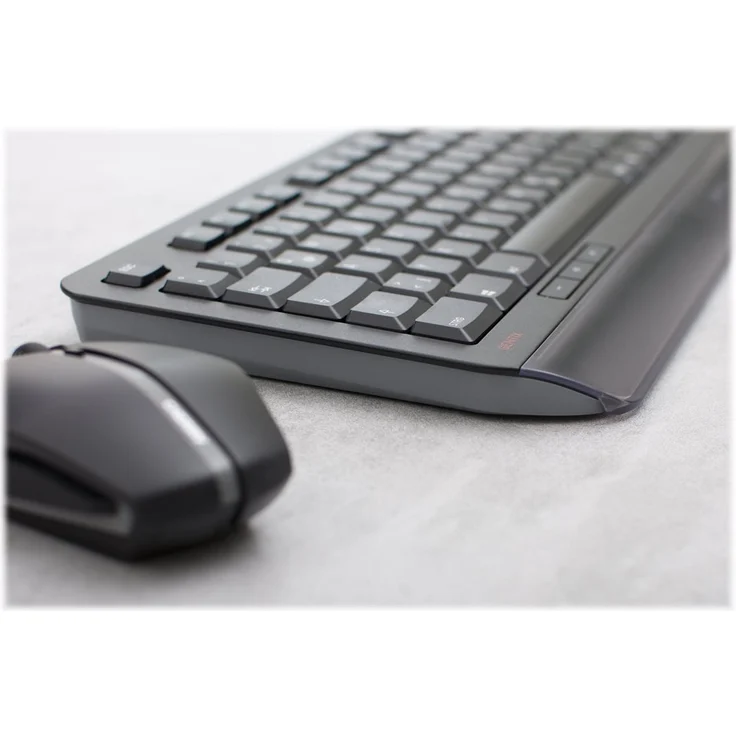 CHERRY GENTIX DESKTOP - Tastatur-und-Maus-Set - kabellos - 2.4 GHz - Belgien AZERTY - Schwarz (JD-7000BE-2) – Bild 5