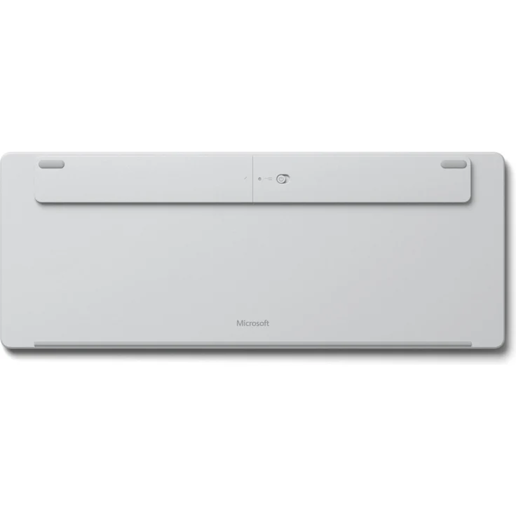 Microsoft Designer Compact - Tastatur - kabellos - Bluetooth 5.0 - QWERTZ - Deutsch - Glacier (21Y-00036) – Bild 3