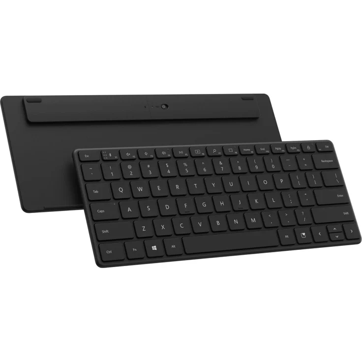 Microsoft Designer Compact - Tastatur - kabellos - Bluetooth 5.0 - QWERTZ - Deutsch - mattschwarz (21Y-00006) – Bild 6
