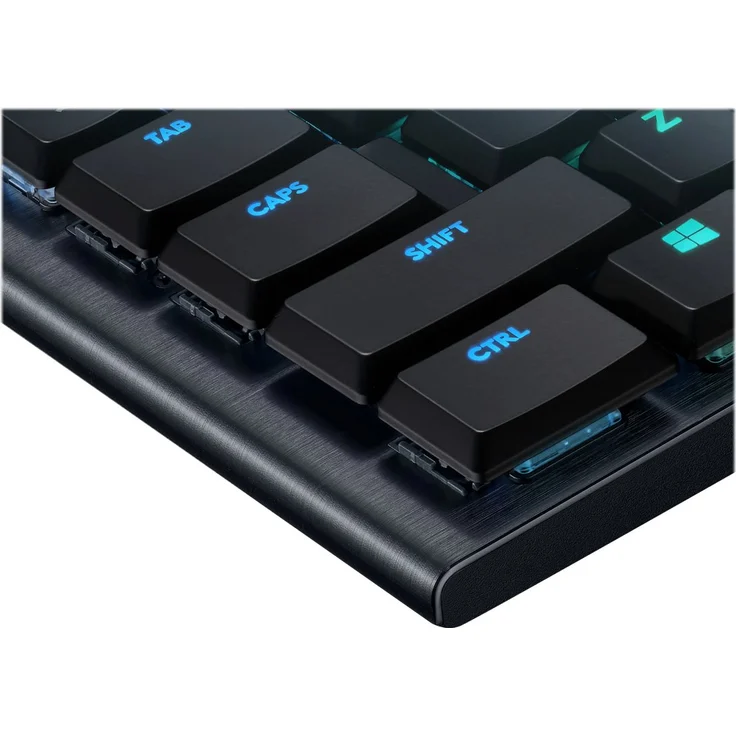 LOGITECH G915 TKL Tenkeyless LIGHTSPEED Wireless RGB Mechanical Gaming Keyboard - GL Linear - CARBON - US INTL QWERTY - INTNL – Bild 7