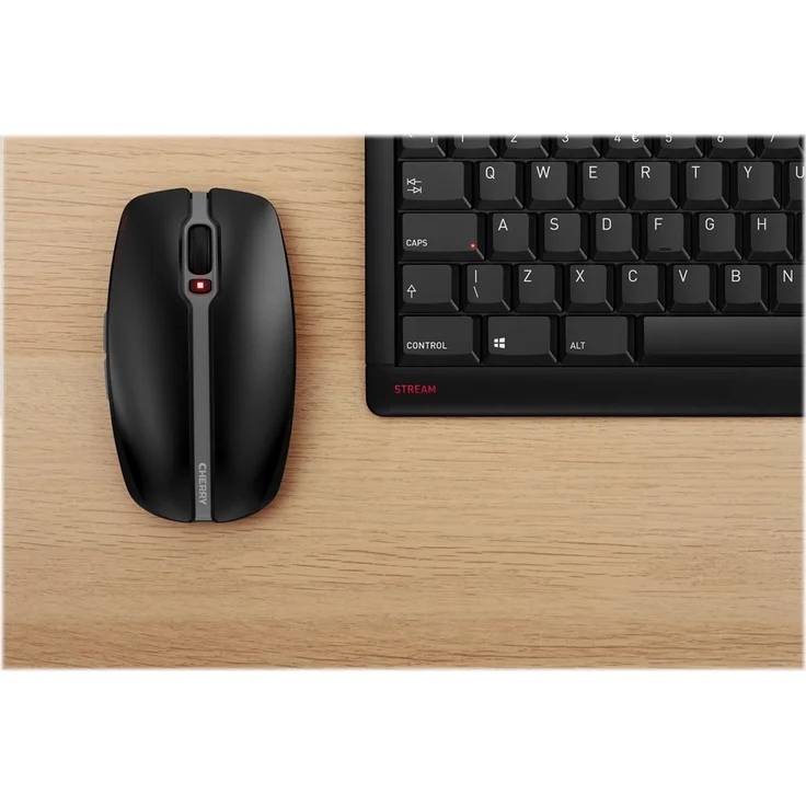 CHERRY STREAM DESKTOP - Tastatur-und-Maus-Set - kabellos - 2.4 GHz - Schweiz QWERTZ - CHERRY SX - Schwarz (JD-8500CH-2) – Bild 7